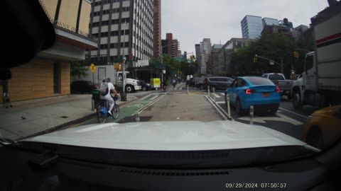 NYC Bicyclist Wrongfully Interacts With Intersection