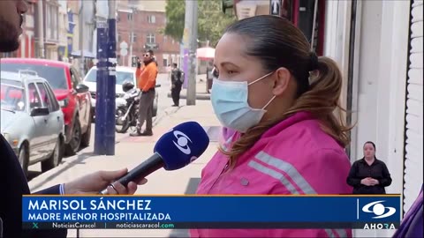 Menor de edad se recupera en hospital luego de ser arrastrada por delincuentes en Bogotá