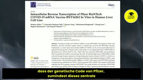 mRNA Imfpung -Ausleitung möglich aber bestehende GEN-Veränderung d. Stammzellen