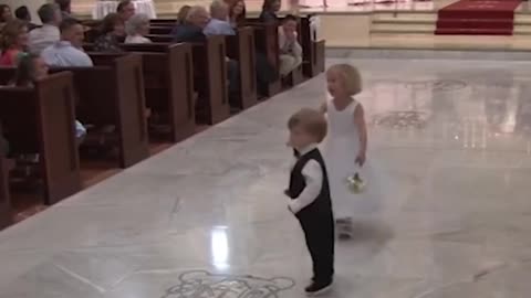 Kids add some comedy to a wedding! Ring Bearer Fails (have a laugh)