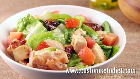 **BEST** Keto Diet Recipe - Honey Mustard Rotisserie Chicken Salad