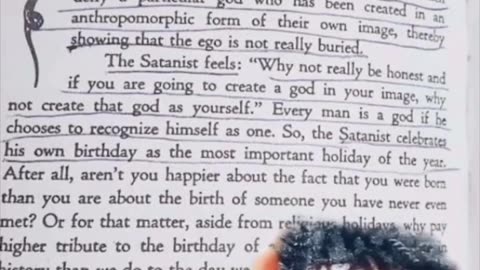 Birthdays are Satanists' most holy day to celebrate.