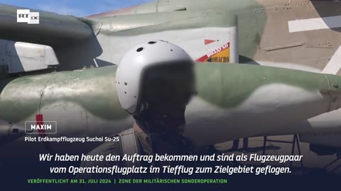 Fliegende Raketenartillerie: Suchoi-Erdkampfflugzeuge treffen Verteidigungsstützpunkt