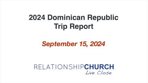 2024 DR Trip Report