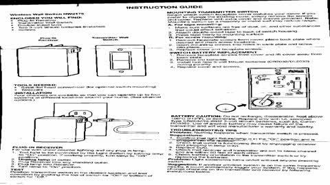 Xodus Innovations HW2175 DiY Remote Controlled Plug OutLet Home Office Switch 50 ft Range White