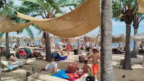 Hidden Beach Paradise on the Black Sea 🌴 | Magical Vacation Vibes with Volleyball & Chill Music