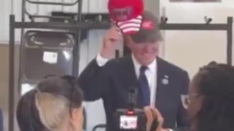 Joe Biden just put on a Trump 2024 campaign cap