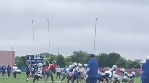 Embarrassing Daniel Jones Training Camp Throw