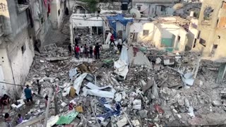 Gazan mourns his newborn twins killed in an Israeli strike