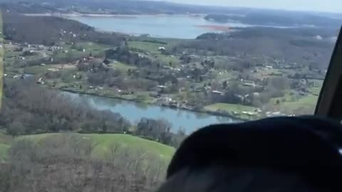 First helicopter tour