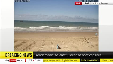 BREAKING_ At least 10 people dead after migrant boat capsizes in Channel - Frenc