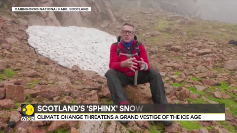 Scotland's 'Sphinx' snow patch melts away: Climate change threatens a grand vestige of the ice age