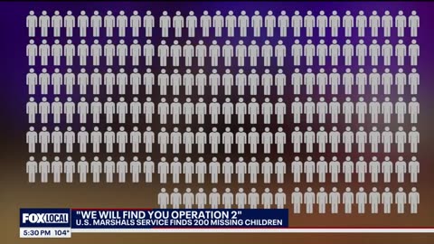 200 missing kids found in national operation