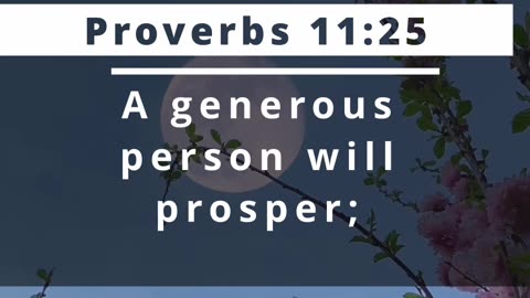 Proverbs 11:25