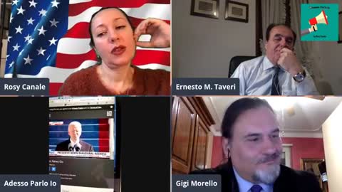 In diretta da New York Gigi Morello ospite di “adesso parla Rosy” 20 gennaio 2021