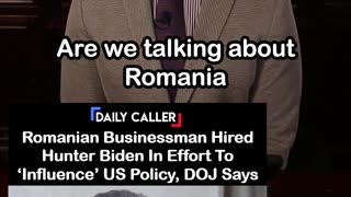 DOJ Filing: Romanian Hired Hunter Biden To ‘Influence’ US Policy