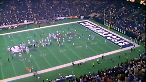 October 31, 1988 - End of First Monday Night Football Game in Indianapolis