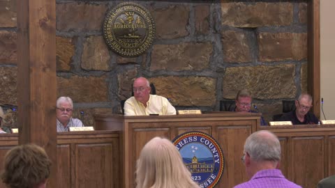 Fentress County Commission Meeting 8/19/24