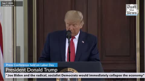 In Labor Day volleys, Trump says Biden would be China 'pawn,' while nominee, Harris hit Swing States