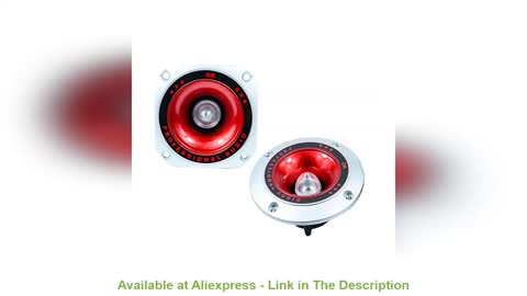 ☄️ AIYIMA 2Pcs 4 Inch Piezo Horn Speakers Tweeter Colorful Flashing Loudspeaker 4 Ohm 20W