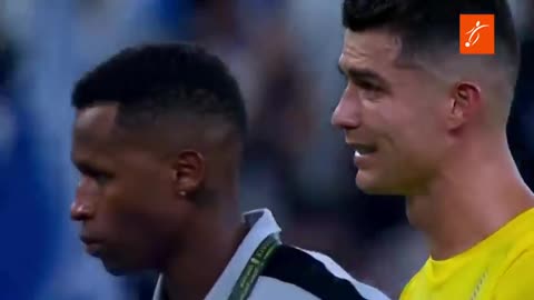 Christian Ronaldo crying on pitch