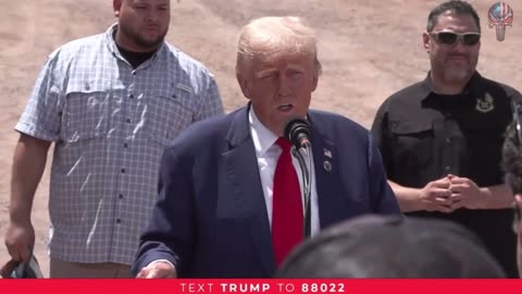 President Trump talks about 300,000 missing children in the United States.