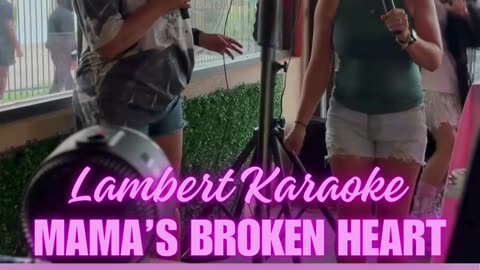 Lambert Karaoke | Mama's Broken Heart Cover | I Sing With Jeannie Karaoke