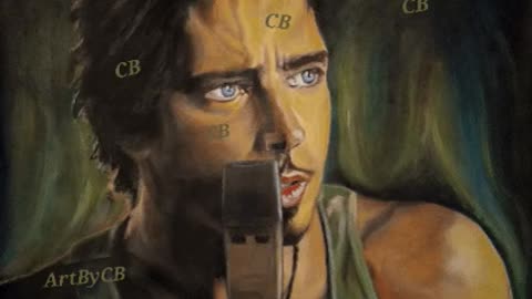 Painting Progression-Chris Cornell