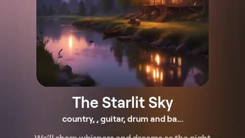 The starlit sky