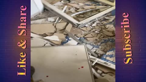 Direct strike of Russian troops at the maternity hospital shows devastating Damages