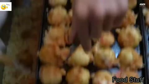 "Crunchy Takoyaki: Authentic Japan Street Food Delight! #takoyaki"