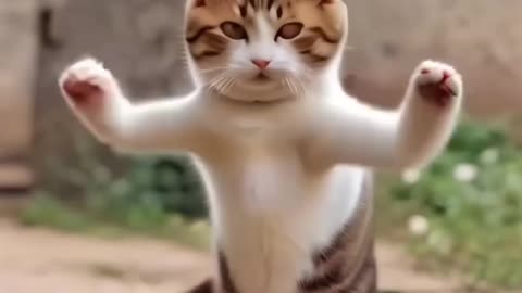 Funny Cat Dancing Video