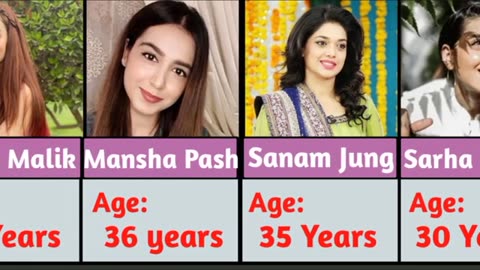 Age Of Lollywood Actress 2024- Lollywood Actress Age 2024- Top Trends- #actors #trends #shorts