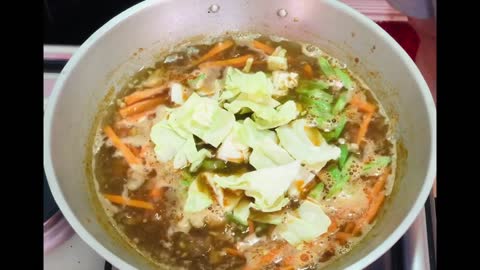 Cooking Pancit Guisado