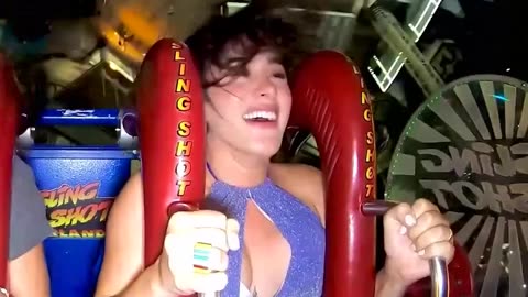 OMG___ Wait for End_ The secret is OUT_ Slingshot Ride Girl Reaction