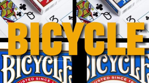 Bicycle Playing Cards, Jumbo Index, 12 Pack,Red & Blue