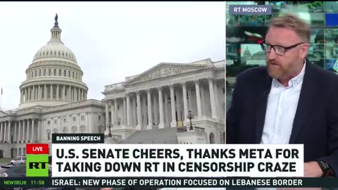 Meta tries to ban #RT #RussiaToday try as you might, you can't ban the FREE Press!