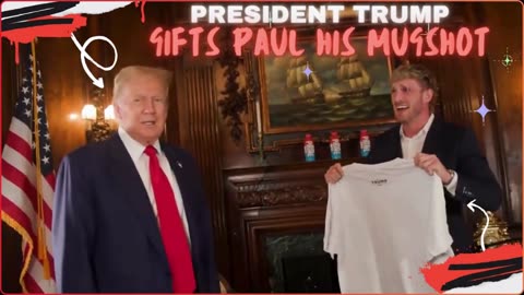 PREVIEW: The President Donald Trump Interview | 🤣 TRUMP GIFTS LOGAN HIS MUGSHOT!