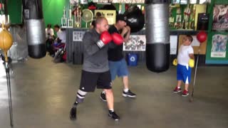 Heavy bag training