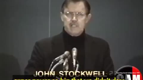 "We've Killed At Least 6 Million People." - CIA Whistleblower John Stockwell (1989)