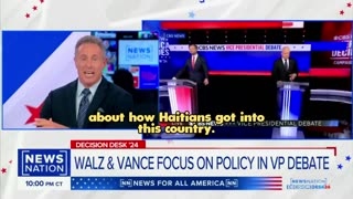 Chris Cuomo is blasting the CBS moderators for trying to "fact-check" JD Vance