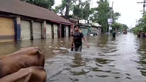 Hundreds of thousands affected by monsoon rains in Bangladesh