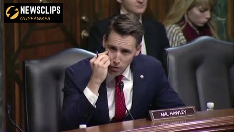 Senator Josh Hawley To Judicial Nominee