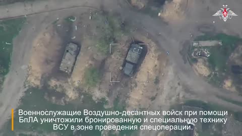 Russian kamikaze drone Lancet in the zone of the Special Military Operation.