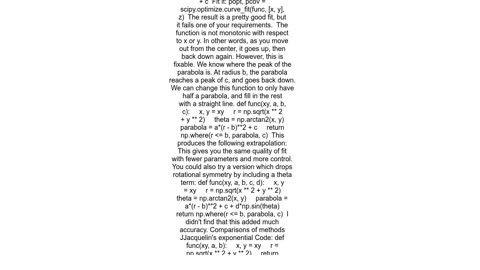 3D interpolation of data in python limiting the fitted function to only be increasing in z