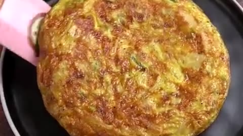 Spanish omelette asmr cooking