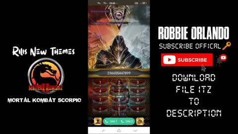 MORTAL KOMBAT SCORPION - VIVO THEMES ANDROID