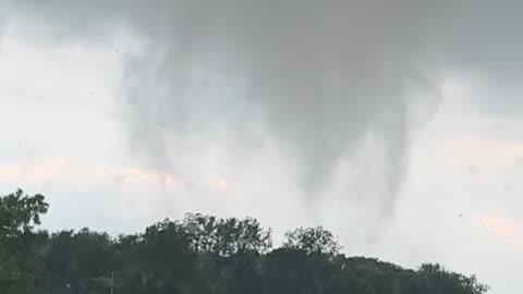 Watching A Funnel Cloud Form From the Highway