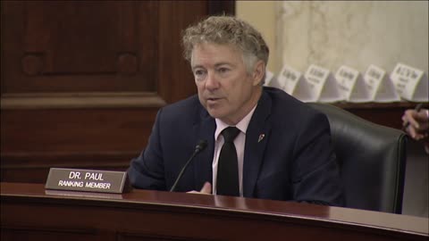 Dr. Rand Paul's Opening Statement at SBA Hearing on Entrepreneurial Development Programs