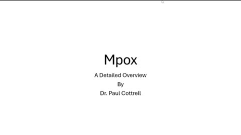 Gen Zero Ep47 (Mpox: Detailed Overview) by Dr. Paul Cottrell